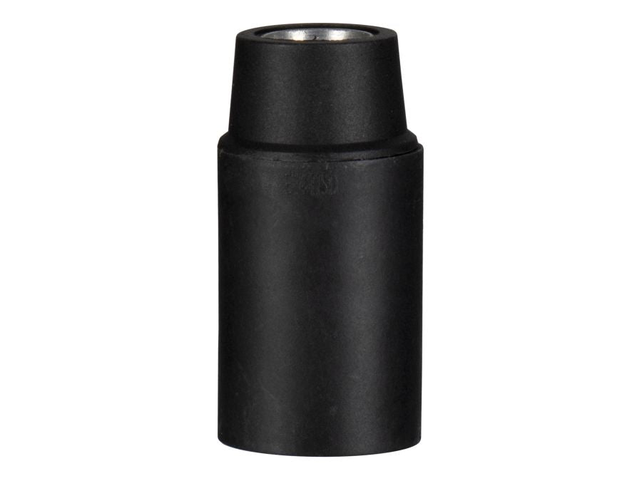 Kronefatning - E14, 10mm gevind, Sort (maks. 60W)