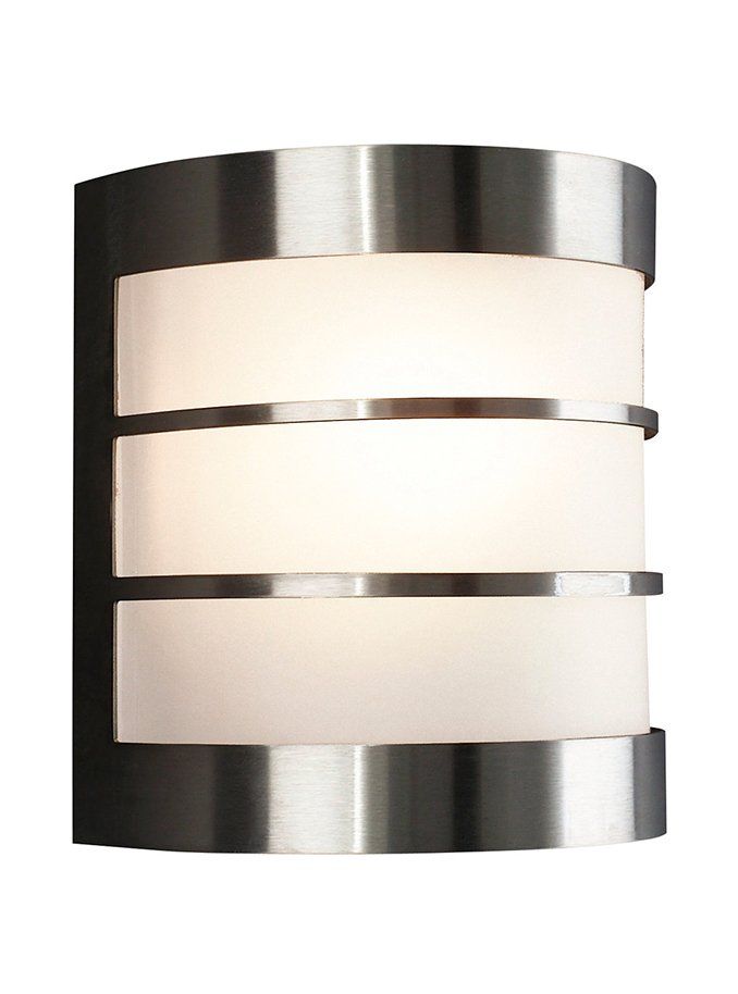 Calgary wall lantern inox 1x60W 230V
