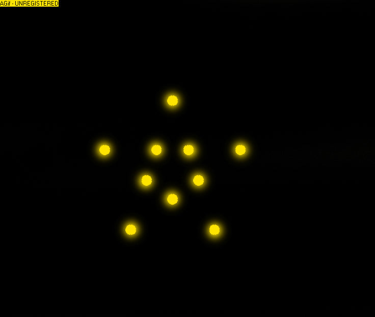 Multi-effekt LED julestjerne - 60 dioder (loddekit)