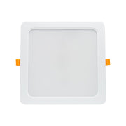 Spectrum 18W LED indbygningspanel - Hul: 14,5 x 14,5 cm, Mål: 17 x 17 cm, IP54 udendørs - 230V
