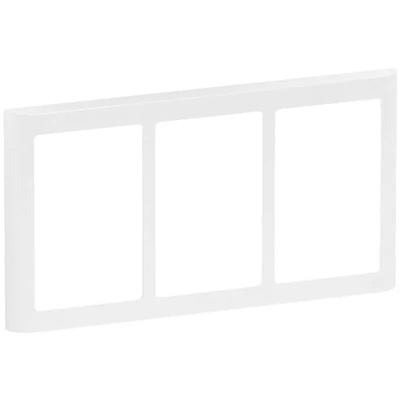 LK Fuga ramme SOFT 63 3x1½m - hvid