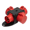 CEE kompaktforgrener 400V/16A 3 udtag 9-955-4