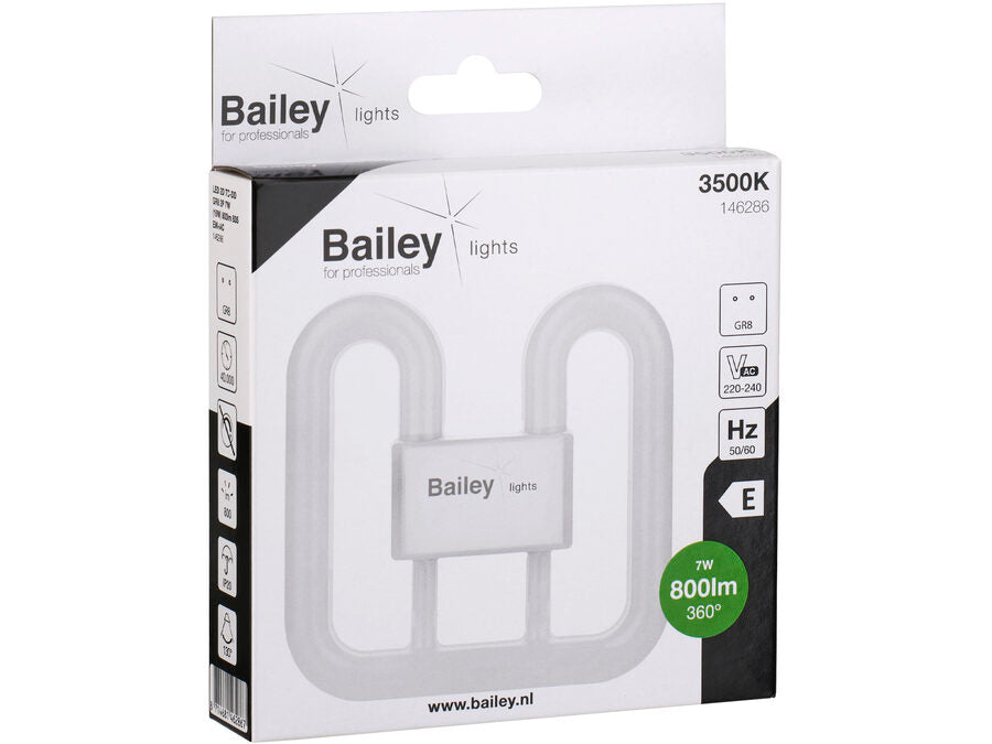 LED PL-Q kompaktrør - 7W (16W), GR8 2 pin (835)