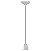 Porcelænelampe E27 holder - Grå, High Frequency