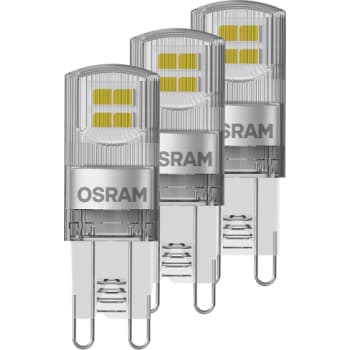 LED Base Special Pin 1,9W 827, 200 lumen, G9, klar, 3-pak