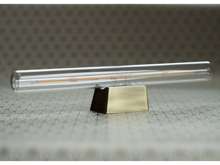 Lampeholder/fatning - S14d, metalisk antik Bronze