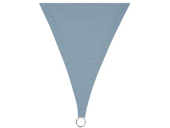 Kvadratisk solsejl - 5 x 5m, GRÅ-BLÅ