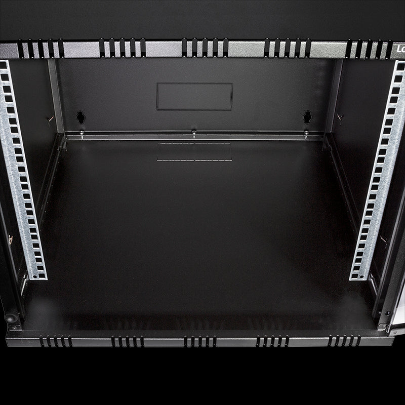 19" væg-rackskab - 6U B540xD400mm, Sort