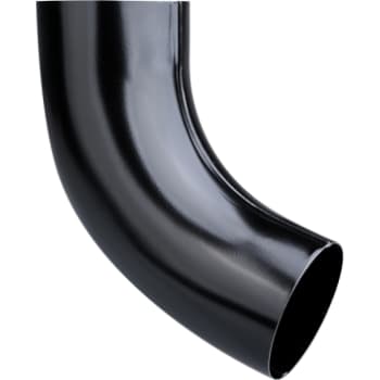 Plastmo Sort Stål bøjning 75 mm 70°