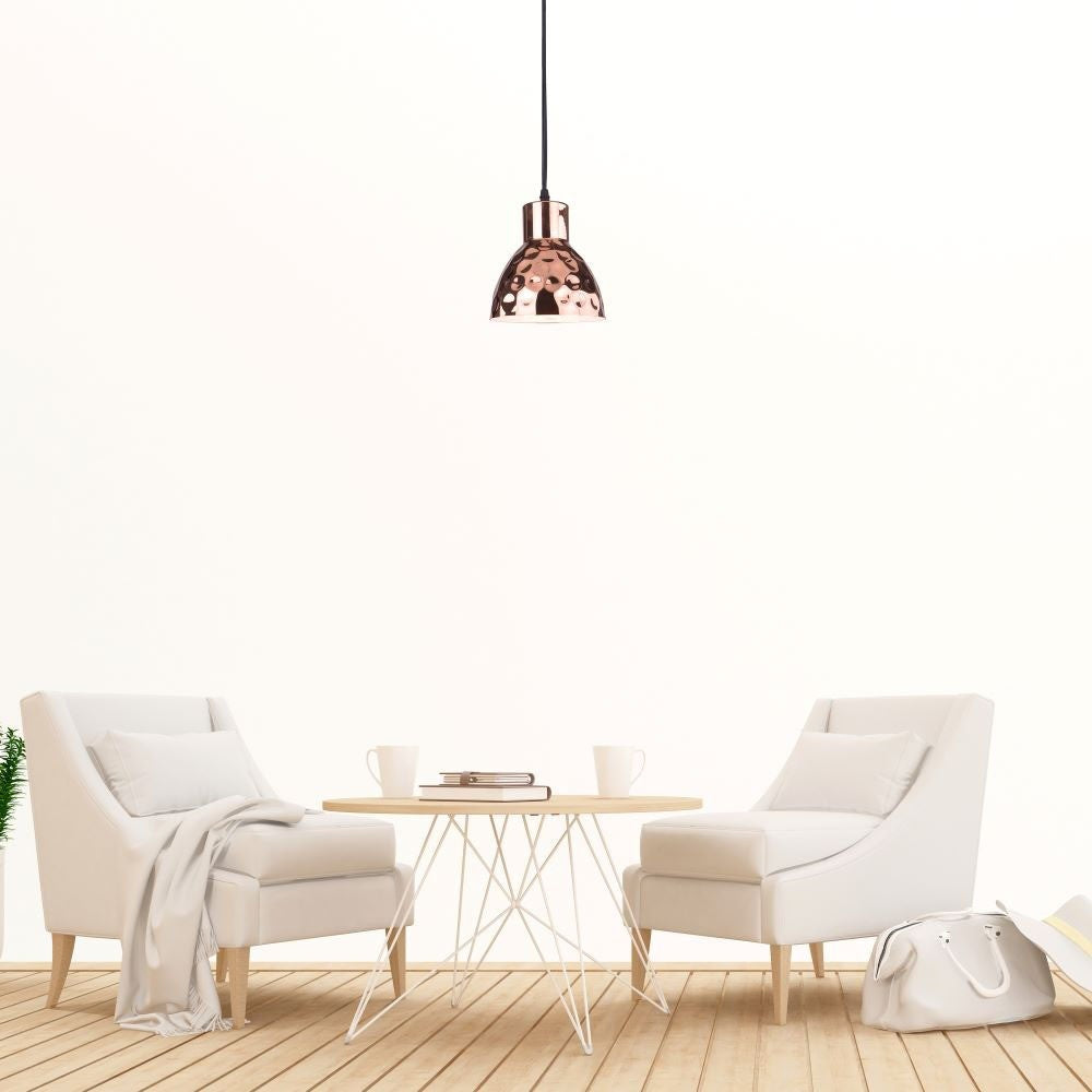 Kobber E27 lampefatning til smuk og stilfuld belysning i hjemmet - klassisk design med et moderne twist