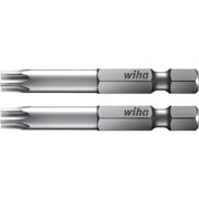 Wiha bits 70 mm, 1/4", TORX® 25, 2 stk. i boks