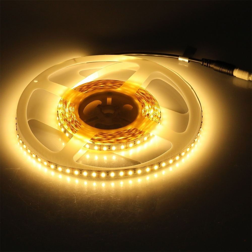 V-Tac 7,2W/m LED strip 8mm bred - 5m, 120 LED pr. meter (800lm/m, RA80)