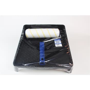 Roliba malerrullesæt med bakke, skaft og microfiber rulle, 25 cm