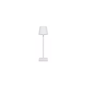 Opladelig LED bordlampe til indendørs og udendørs brug - Hvid, IP54, touch-dæmpbar (Lyskilde ikke inkluderet). Max 3W, 100 lumen, RA80, Flicker free, IP54