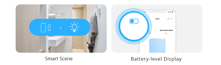 DW2 Wi-Fi - Trådløs Wi-Fi vindue/dør sensor