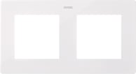 Simon 24 Harmonie ramme 2 modul hvid
