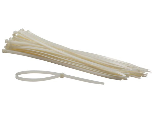 Kabelstrips - 8,8x500mm, Hvid (100 stk.)