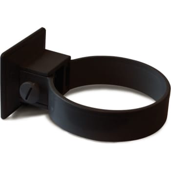 Plastmo plastrørholder Ø75mm , sort