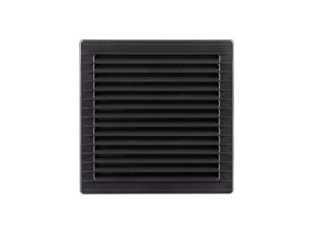 Kvadratisk ventilationsrist - Ø100, 170x170x11,5mm, Grafit
