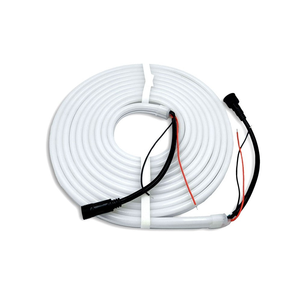 16W/m RGB+WW Neon flex strip - 5 meter, IP65, 72 LED pr. meter, 24V