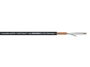 Mikrofonledning - 2 x 0,14mm² CU, Ø2,6mm Sort (metervare)