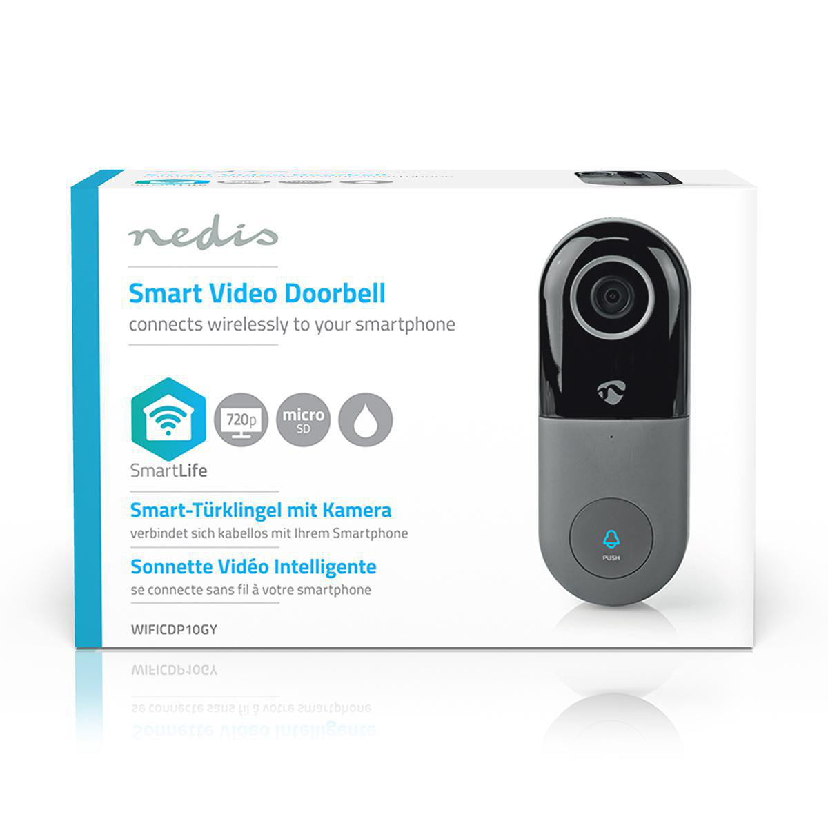 SmartLife Video dørtelefon - Wi-Fi, Appstyret, microSD, IP54