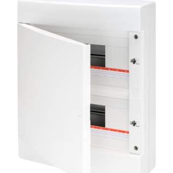 Gruppetavle 2x18 modul hvid med hvid låge, IP40