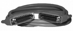 Kabel med fingerskruer sub-d 9P han/hun 2M