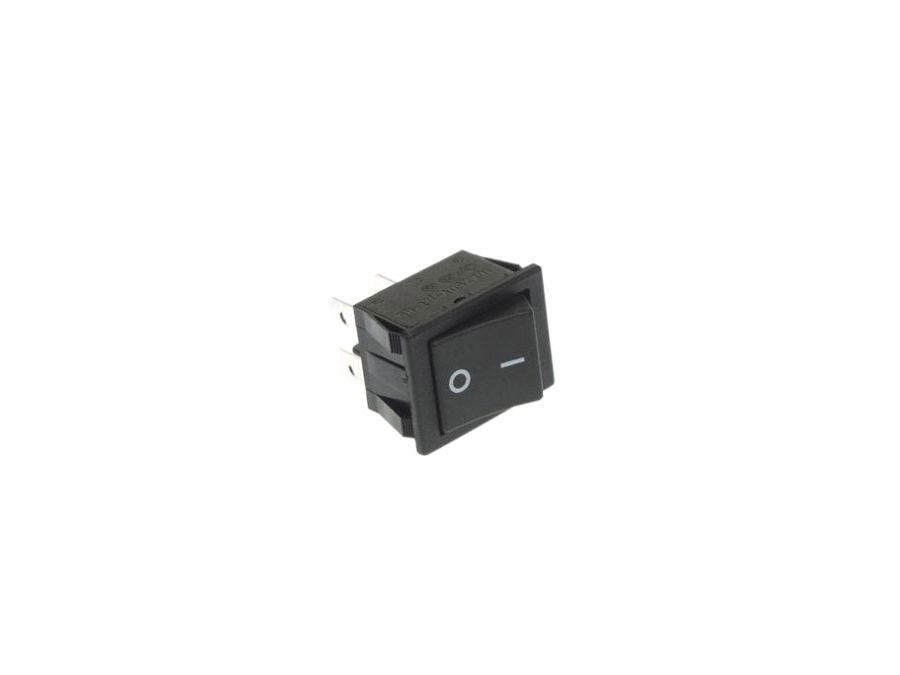 Vippekontakt - 2P OFF-ON 10A / 250V, I/O Sort
