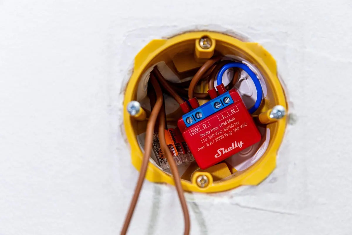 Shelly 1PM Mini (GEN 3) - WiFI relæ, effektmåling