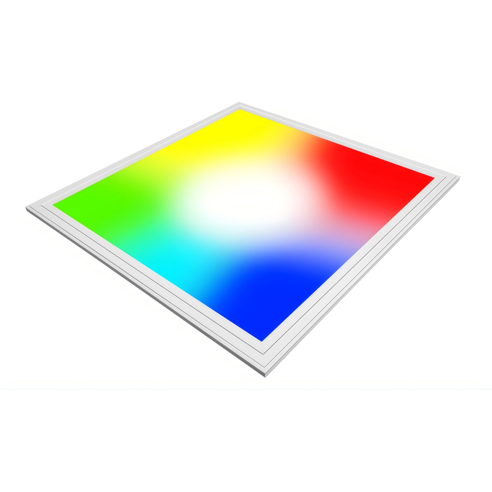 60x60 Zigbee RGB+CCT LED panel - 36W, hvid kant - Effekt: 36W, Input: 230V, 2800lm, RA80