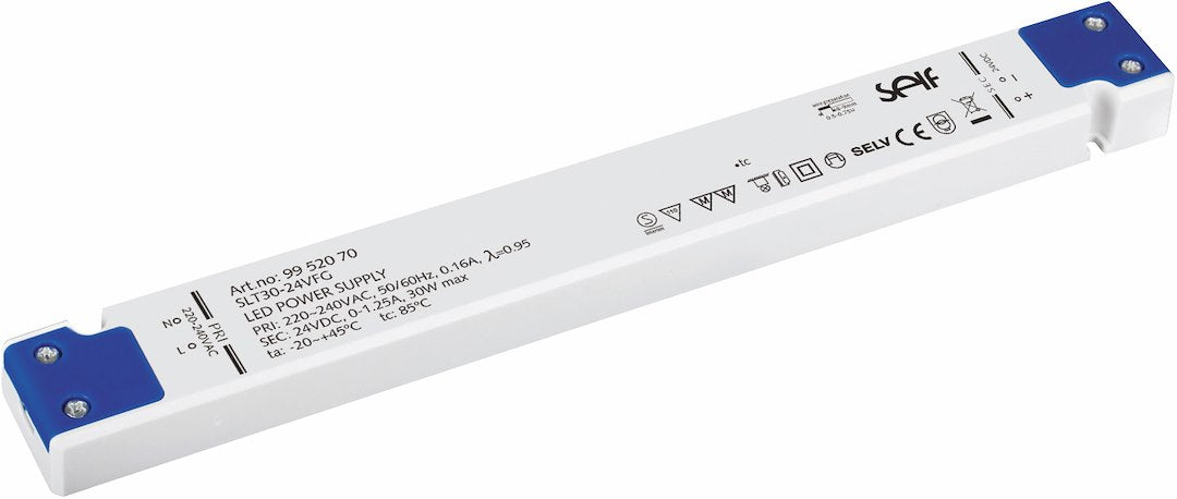 LED DRIVER SLIM 24VDC 30W