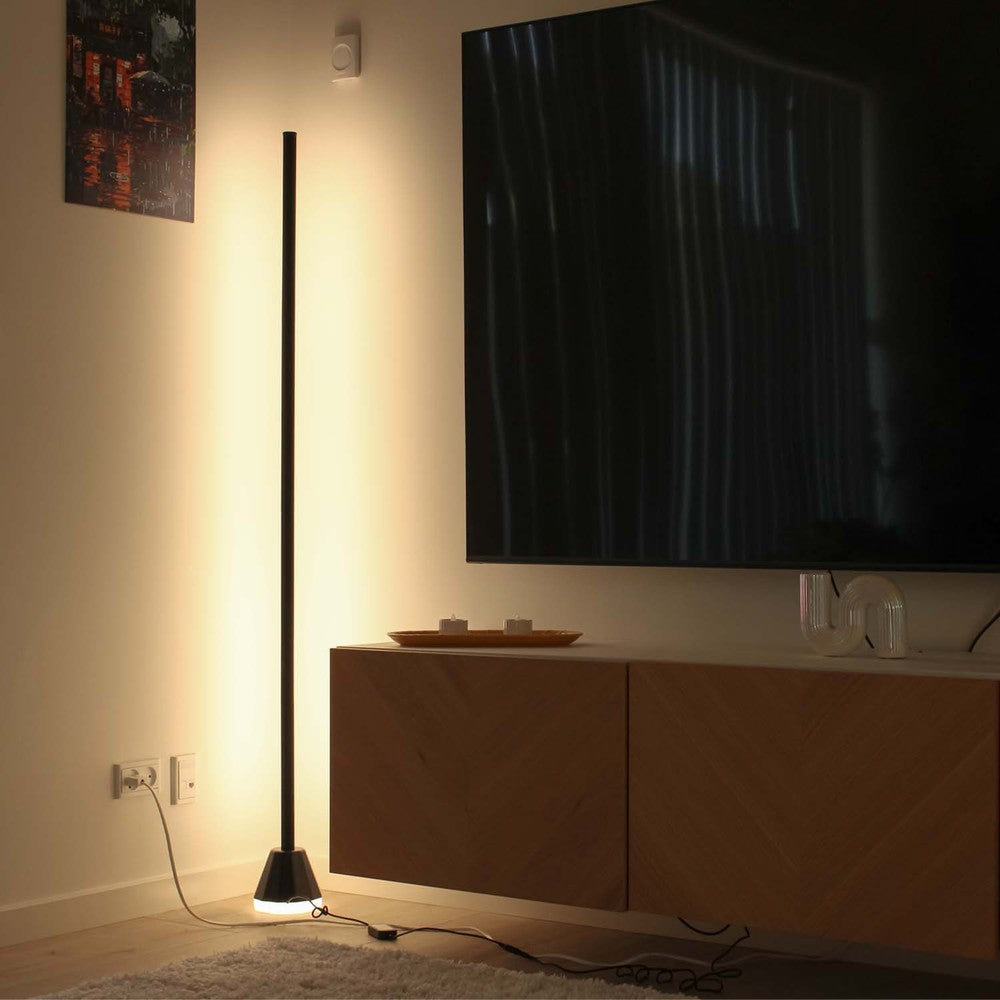 145cm RGBIC+CCT hjørnelampe med Wifi og app styring - 48W, 230V输入