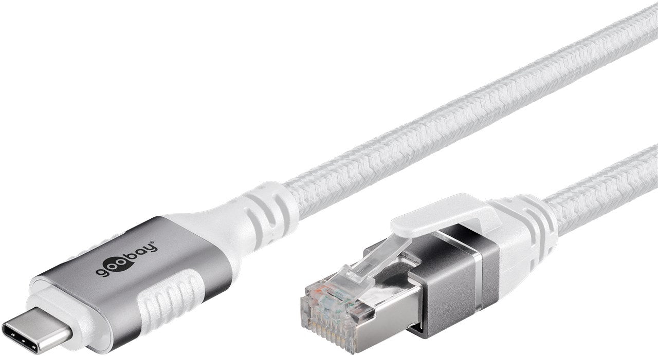 USB-C™ 3.1 til RJ45 netværkskabel, Hvid (3m)