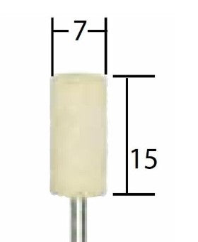 Filtpolerstifter cylinder 2 stk.