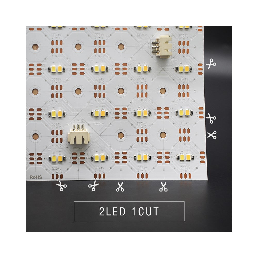 25x25 CCT LED Ark RA95, 15W, IP20, 24V, 1450lm/m, 15W/m, RA95