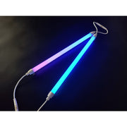 CyberTube 60cm RGBIC LED-lysstrimmel - 8,5W, IP67, 24V, gennemfortrådet