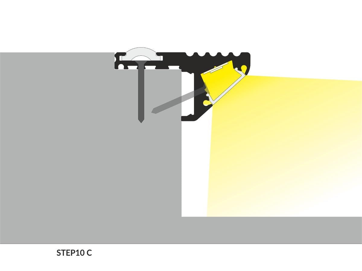 DIOFLEX Alu profil STEP10 C 2m 41,5x20,6mm