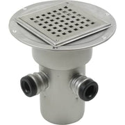BLÜCHER 110 mm afløbsskål t/smøremembran, m/studs, lodret, lang