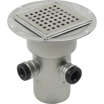 BLÜCHER 110 mm afløbsskål t/smøremembran, m/studs, lodret, lang