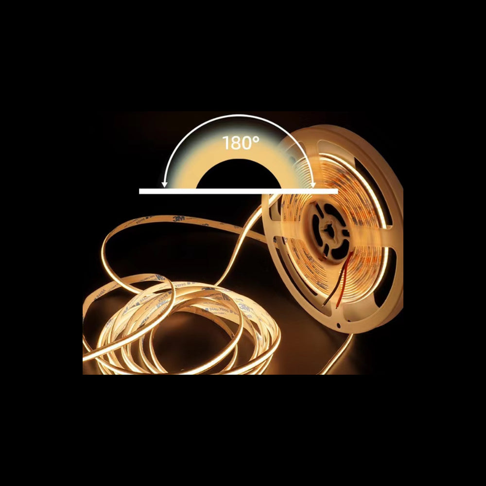 10m Dot-free COB-LED strip - IP20, RA95, 480 LED pr. meter, 24V, COB LED