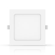 LED E6 Bagbelyst Indbygningsspot, 9W, 3000K, Kvadratisk – Påført Montering (Udskæringsmål: 115-125mm)