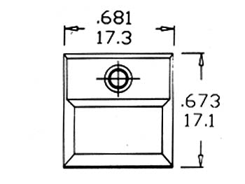 SP86-B2-5-1 DIGITAST, Sort, m. rød LED