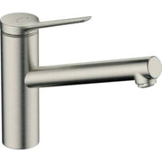 Hansgrohe Zesis M33 køkkenarmatur 150 1jet, rustfrit stål finish