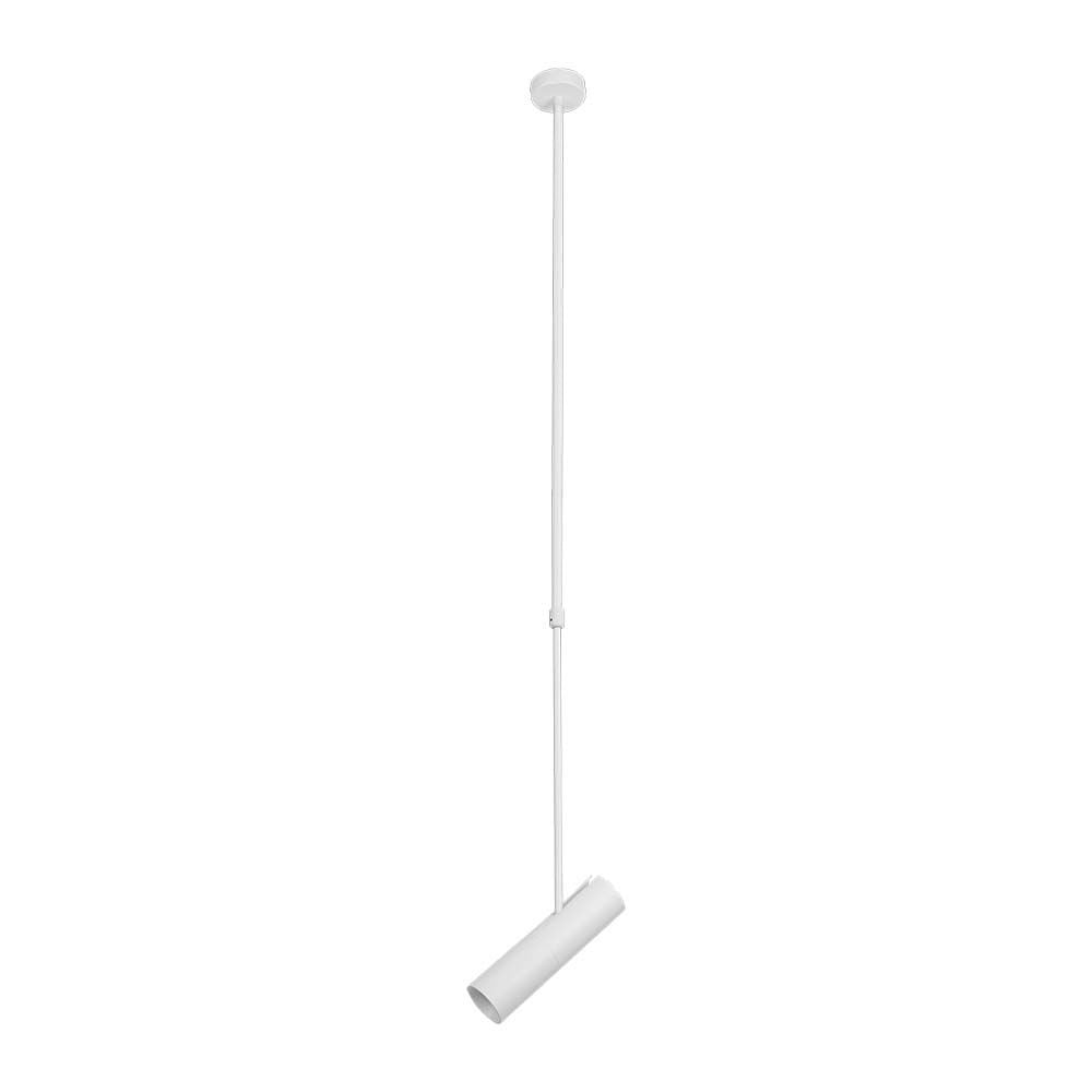 V-Tac Pro GU10 lampeholder i aluminium i hvid farve - 3 års garanti