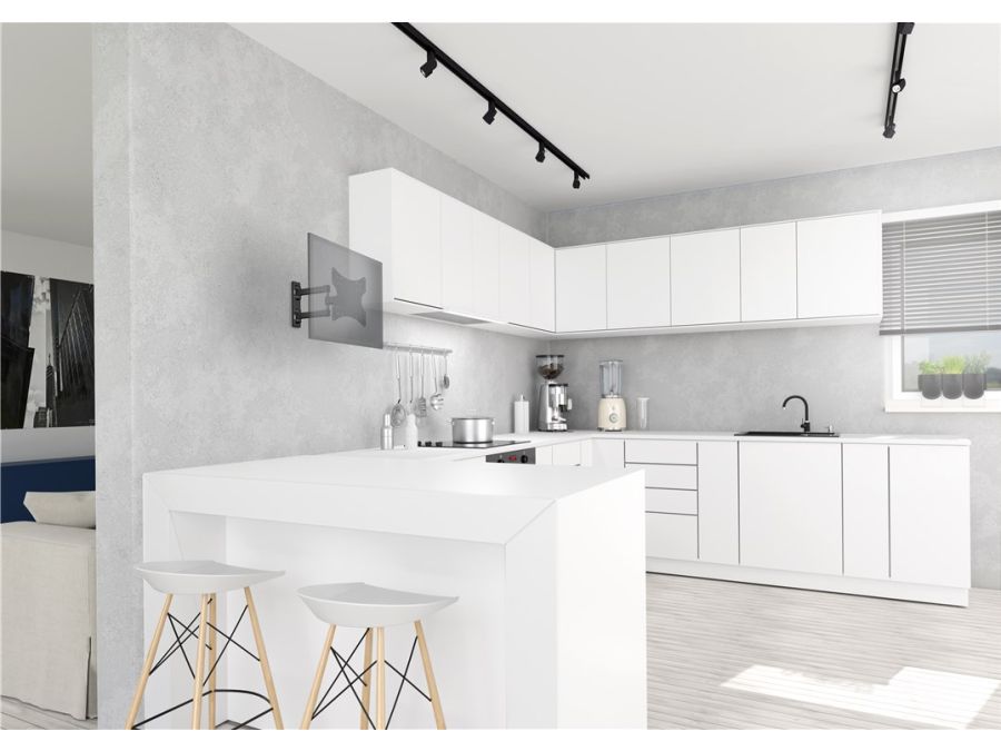 TV vægbeslag - 23-42" -10°/+3° vipbar, ±90° drejbar, armled