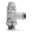 Plastic flow control valve-manual-bidirect-1/4-8mm TMCO 976-1/4-8 FLOW-CONTROL VALVE