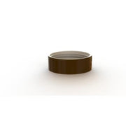 Loft- og Vægarmatur brun glasur med 123,5 mm gevind IP44 LED