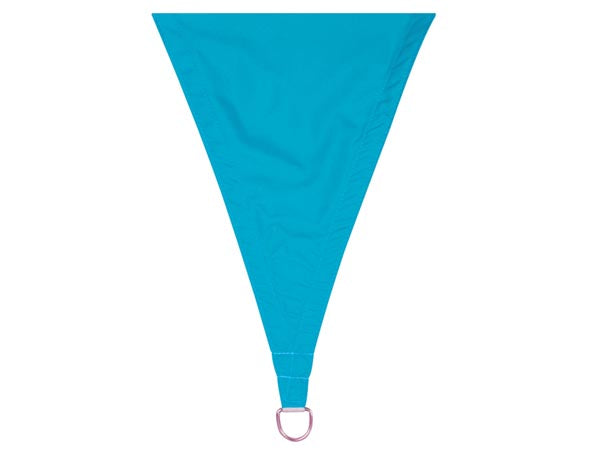 Trekantet solsejl - 5x5x5m, Himmelblå