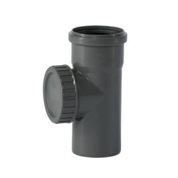 75 mm Renserør PP grå